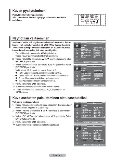 Samsung LE32R87BD - User Manual_46.82 MB, pdf, ENGLISH, DANISH, FINNISH, NORWEGIAN, SWEDISH