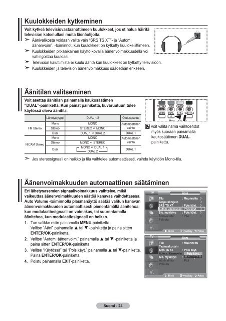 Samsung LE32R87BD - User Manual_46.82 MB, pdf, ENGLISH, DANISH, FINNISH, NORWEGIAN, SWEDISH