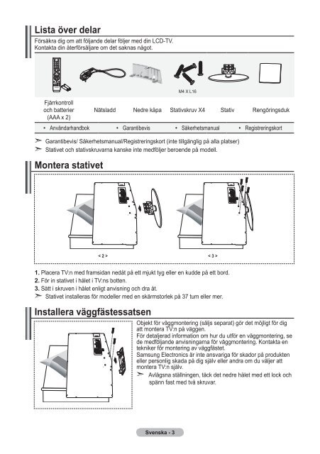 Samsung LE32R87BD - User Manual_46.82 MB, pdf, ENGLISH, DANISH, FINNISH, NORWEGIAN, SWEDISH