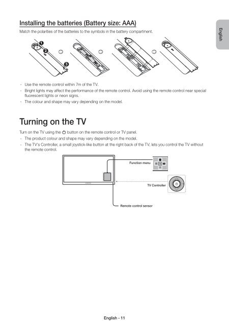 Samsung TV 55&quot; Full HD Curvo Smart H6800 Serie 6 - Quick Guide_10.38 MB, pdf, ENGLISH, GERMAN, ITALIAN