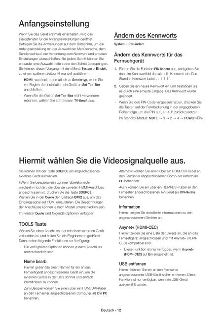 Samsung TV 55&quot; Full HD Curvo Smart H6800 Serie 6 - Quick Guide_10.38 MB, pdf, ENGLISH, GERMAN, ITALIAN