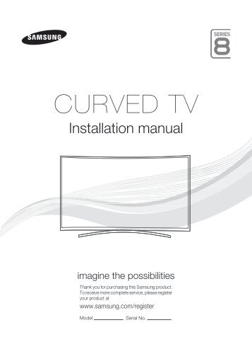 Samsung HG65EC890VB - Installation Guide_8.29 MB, pdf, ENGLISH