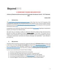 A COMMITMENT TOWARDS IMPLEMENTATION? I INTRODUCTION II METHODOLOGY