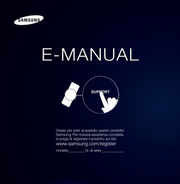 Samsung TV al Plasma 60" PS60E550D1P - User Manual_4.12 MB, pdf, ITALIAN