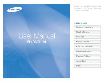 Samsung PL100 - User Manual_7.35 MB, pdf, ENGLISH