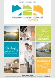 Nationaal Makelaars Collectief Flevoland, #4 december 2015