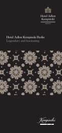 Hotel Adlon Kempinski Berlin