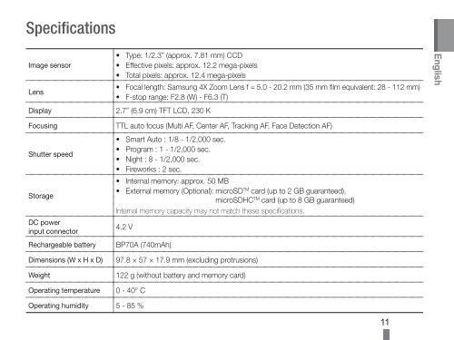 Samsung PL90 - Quick Guide_17.88 MB, pdf, ENGLISH