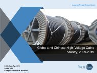 Global and Chinese High Voltage Cable Industry, 2009-2019