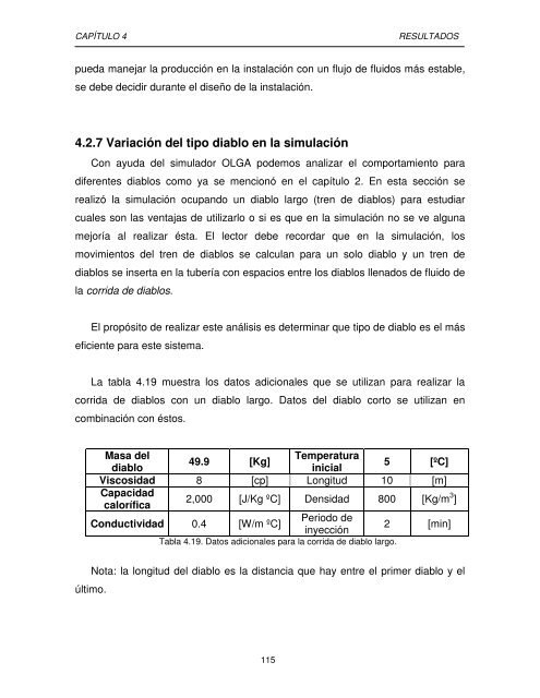 Estudio numerico de la corrida de diablos para el mantenimiento de la produccion en oleoductos