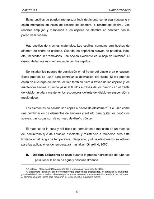 Estudio numerico de la corrida de diablos para el mantenimiento de la produccion en oleoductos