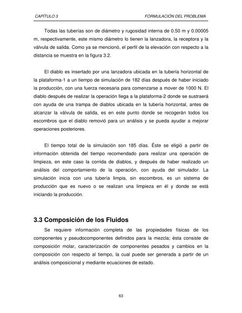 Estudio numerico de la corrida de diablos para el mantenimiento de la produccion en oleoductos