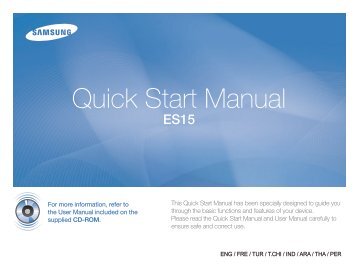 Samsung ES15 - Quick Guide_15.56 MB, pdf, ENGLISH, ARABIC, CHINESE, FRENCH, INDONESIAN, PERSIAN, THAI, TURKISH
