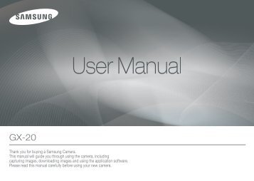 Samsung GX-20 - User Manual_18.76 MB, pdf, ENGLISH