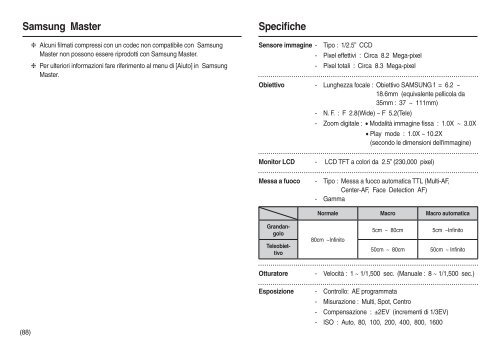 Samsung L100 - User Manual_7.62 MB, pdf, ITALIAN