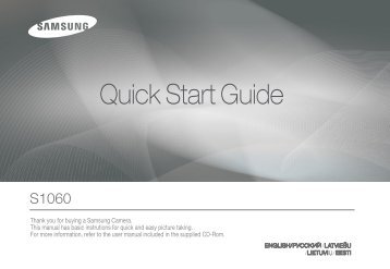 Samsung S1060 - Quick Guide_15.59 MB, pdf, ENGLISH, ESTONIAN, LATVIAN, LITHUANIAN, RUSSIAN