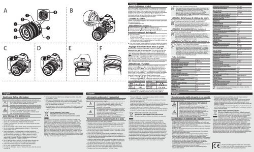 Samsung Obiettivo Zoom Tele 50-200mm - User Manual_0.01MB, pdf, ENGLISH, FRENCH