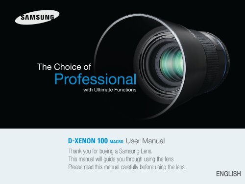Samsung GX 100mm Macro - User Manual_1.63 MB, pdf, ENGLISH