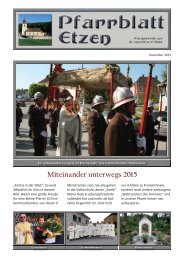 Pfarrblatt 2015