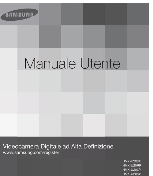 Samsung HMX-U20SP - User Manual_3.74 MB, pdf, ITALIAN