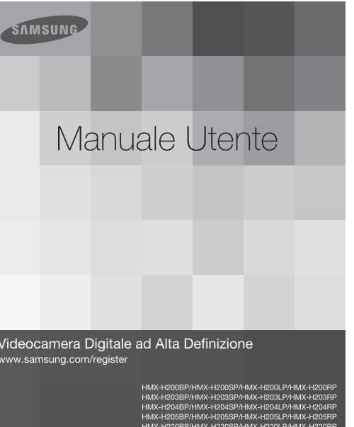 Samsung HMX-H200LP - User Manual_14.68 MB, pdf, ITALIAN