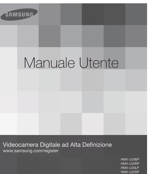 Samsung HMX-U20BP - User Manual_3.74 MB, pdf, ITALIAN