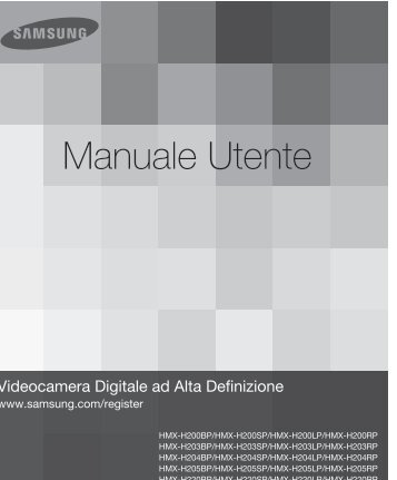 Samsung HMX-H203BP - User Manual_14.68 MB, pdf, ITALIAN