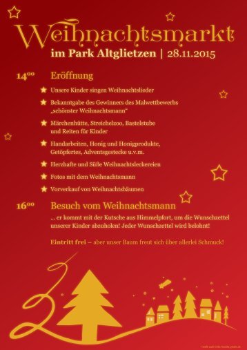 Weihnachtsmarkt in Altglietzen