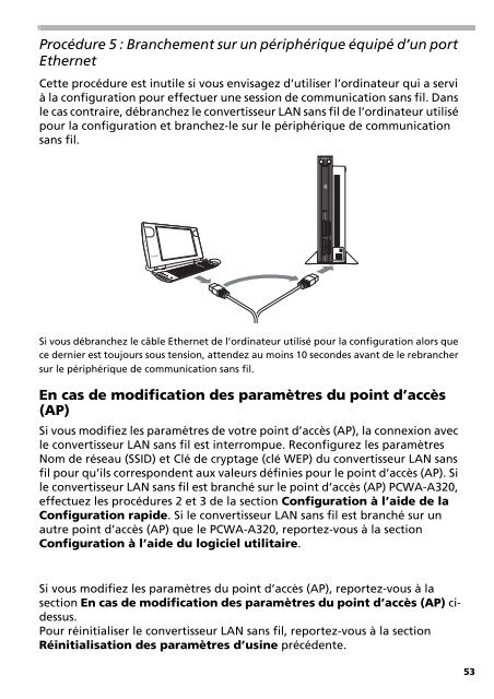 Sony PCWA-DE30 - PCWA-DE30 Istruzioni per l'uso Francese