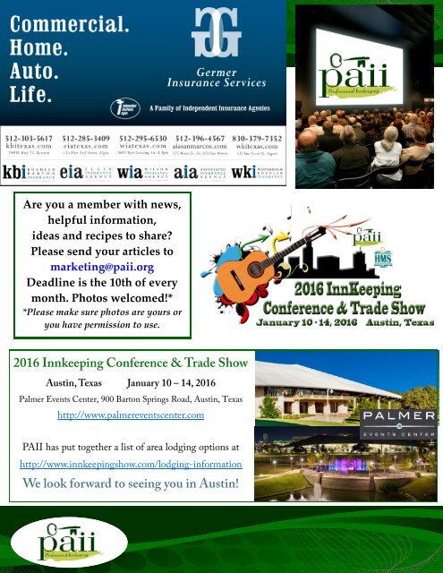 PAII Newsletter November 2015