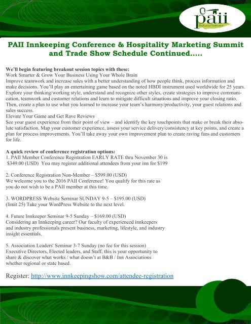 PAII Newsletter November 2015