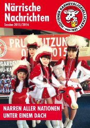 Närrische Nachrichten 2015/2016