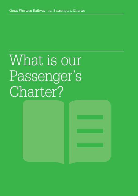 Passenger’s Charter