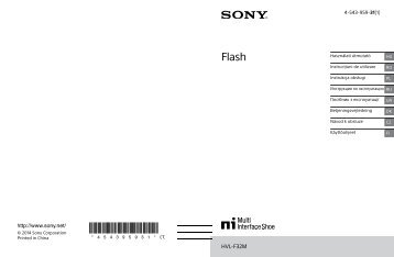 Sony HVL-F32M - HVL-F32M Istruzioni per l'uso Rumeno