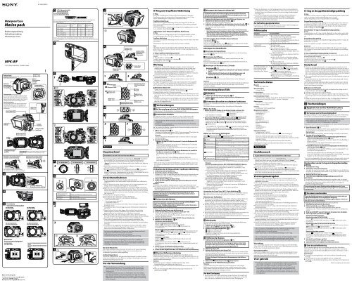 Sony MPK-WF - MPK-WF Istruzioni per l'uso Tedesco