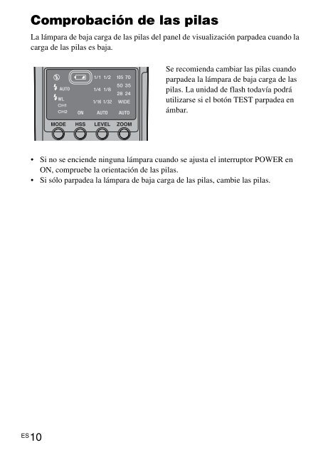 Sony HVL-F42AM - HVL-F42AM Istruzioni per l'uso Spagnolo