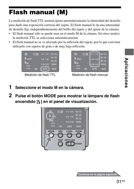 Sony HVL-F42AM - HVL-F42AM Istruzioni per l'uso Spagnolo