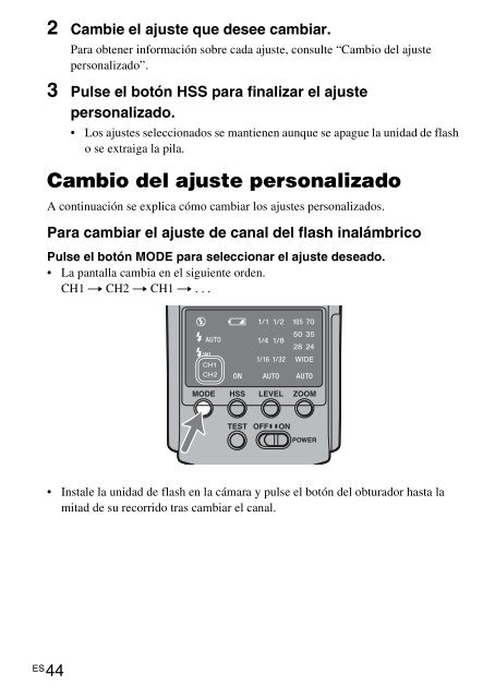 Sony HVL-F42AM - HVL-F42AM Istruzioni per l'uso Spagnolo