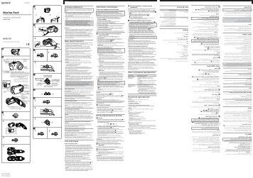 Sony MPK-P9 - MPK-P9 Istruzioni per l'uso Russo