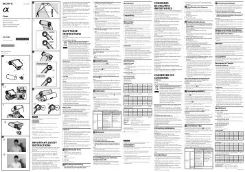 Sony HVL-F20S - HVL-F20S Istruzioni per l'uso Francese