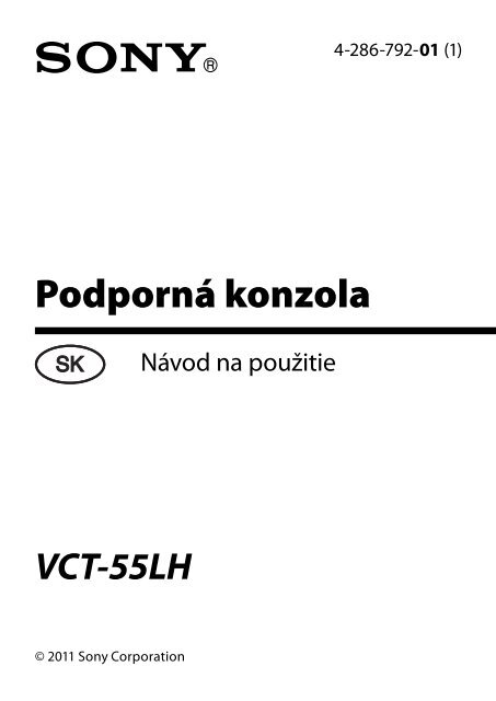 Sony VCT-55LH - VCT-55LH Istruzioni per l'uso Ceco