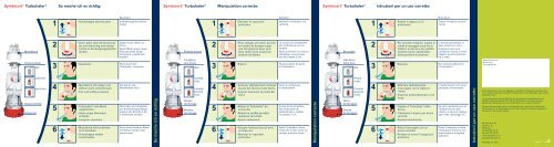 Symbicort® Turbuhaler® Manipulation correcte - AstraZeneca AG