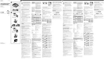 Sony AC-SQ950D - AC-SQ950D Istruzioni per l'uso Svedese