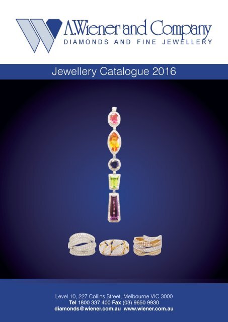 A. Wiener and Company - Jewellery Catalogue 2016