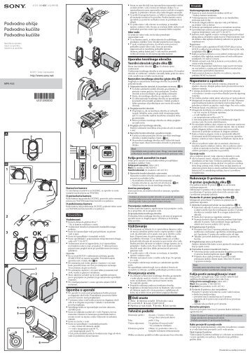 Sony MPK-AS3 - MPK-AS3 Istruzioni per l'uso Croato