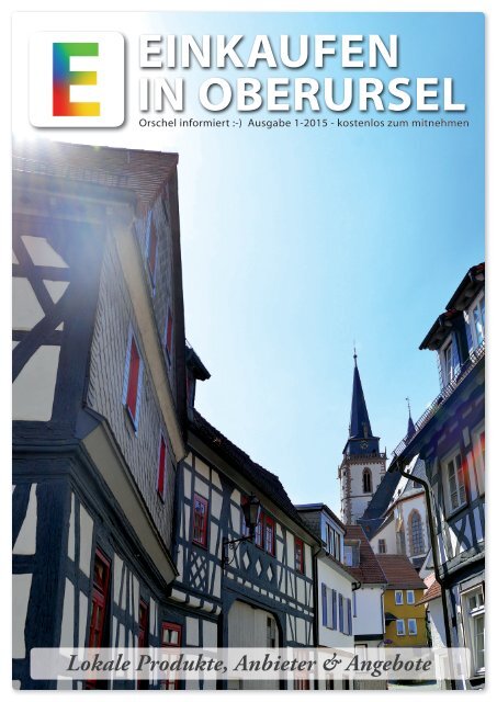 Einkaufen in Oberursel Ausgabe 1-2015