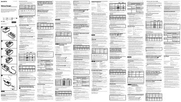 Sony BC-QM1 - BC-QM1 Istruzioni per l'uso Tedesco