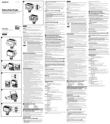 Sony HVL-LEIR1 - HVL-LEIR1 Istruzioni per l'uso Tedesco