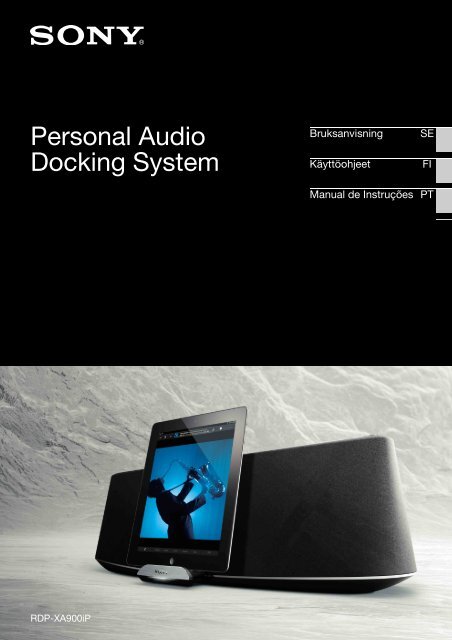 Sony RDP-XA900iP - RDP-XA900IP Istruzioni per l'uso Svedese