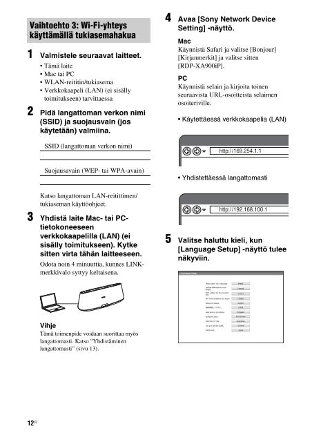 Sony RDP-XA900iP - RDP-XA900IP Istruzioni per l'uso Svedese